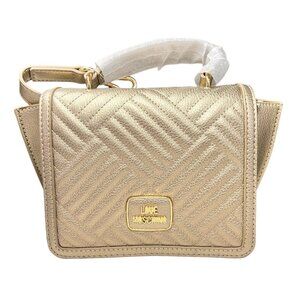 Love Moschino Crossbody Bag Metallic Color Gold